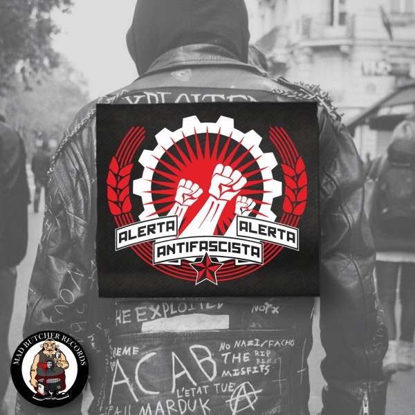 ALERTA ALERTA ANTIFASCISTA RÜCKENAUFNÄHER