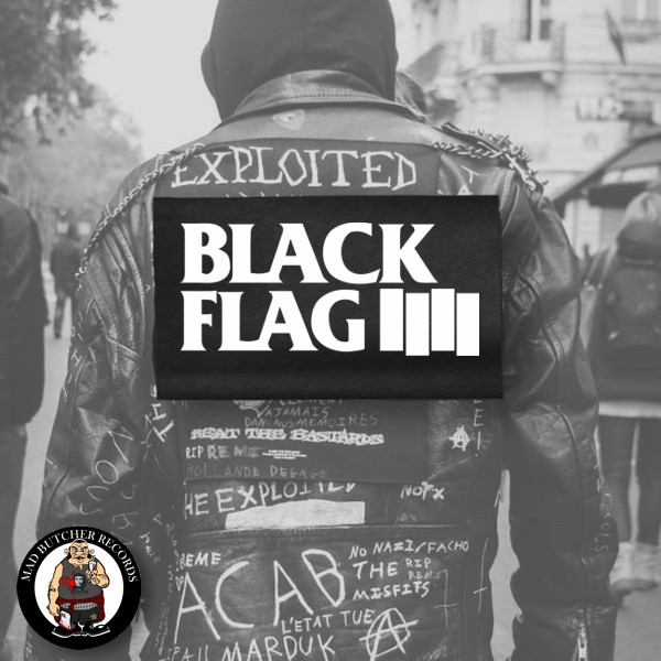 BLACK FLAG LOGO RÜCKENAUFNÄHER