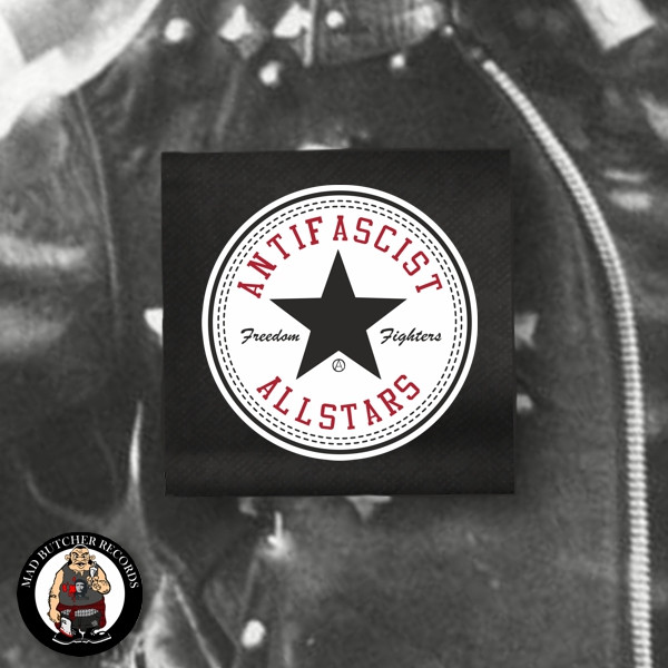 ANTIFASCIST ALLSTARS BLACK AUFNÄHER