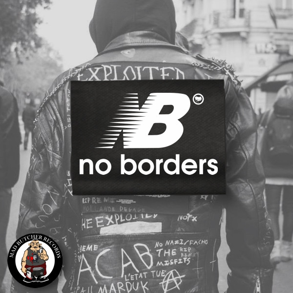 NO BORDERS RÜCKENAUFNÄHER