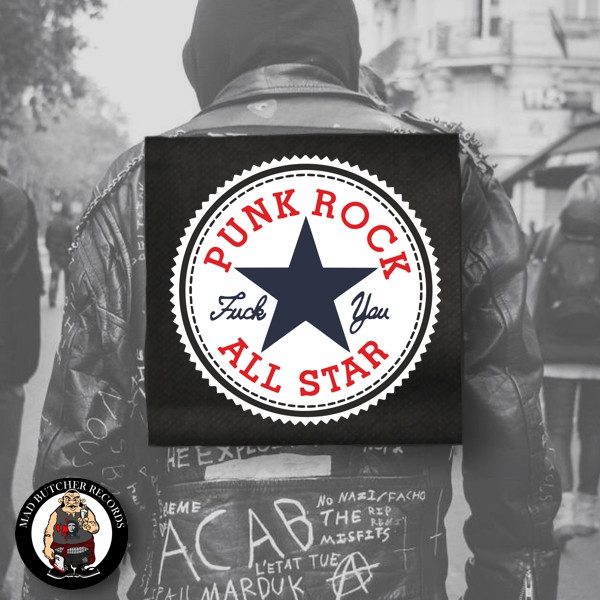 PUNK ROCK ALLSTAR RÜCKENAUFNÄHER