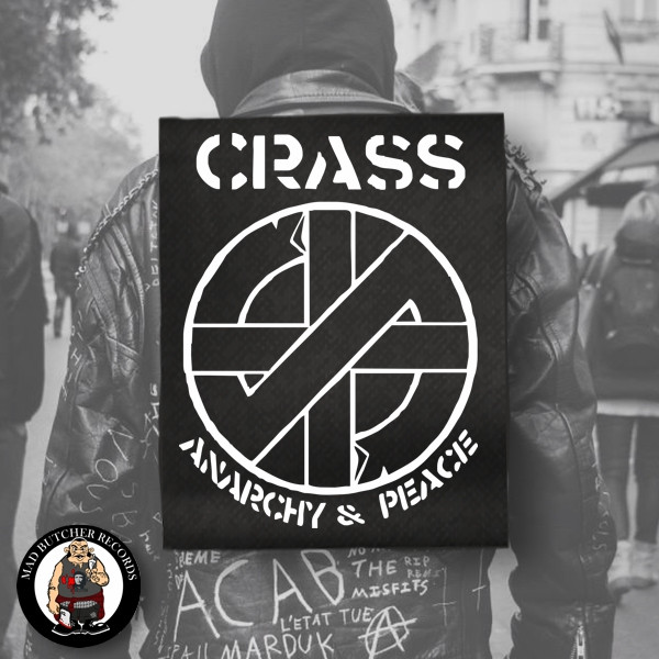 CRASS ANARCHY & PEACE RÜCKENAUFNÄHER