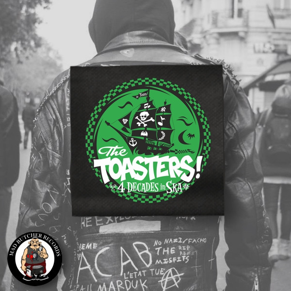 THE TOASTERS 4 DECADES IN SKA GREEN RÜCKENAUFNÄHER