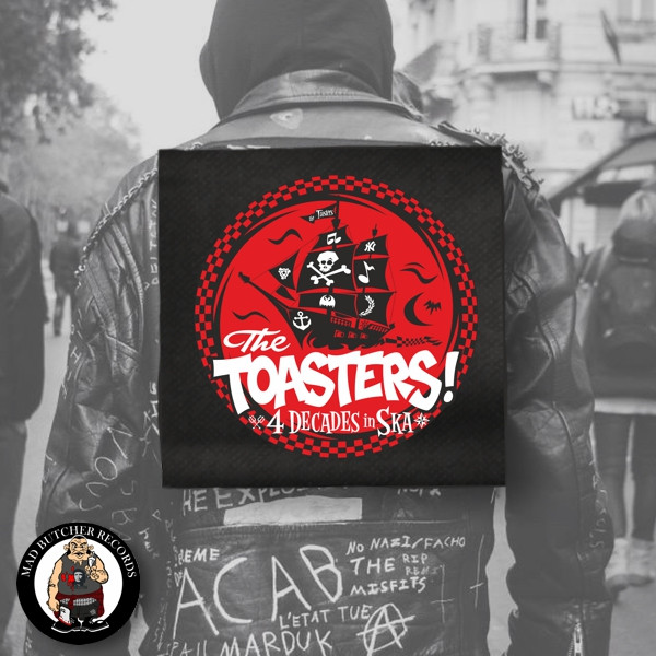 THE TOASTERS 4 DECADES IN SKA GREEN RÜCKENAUFNÄHER