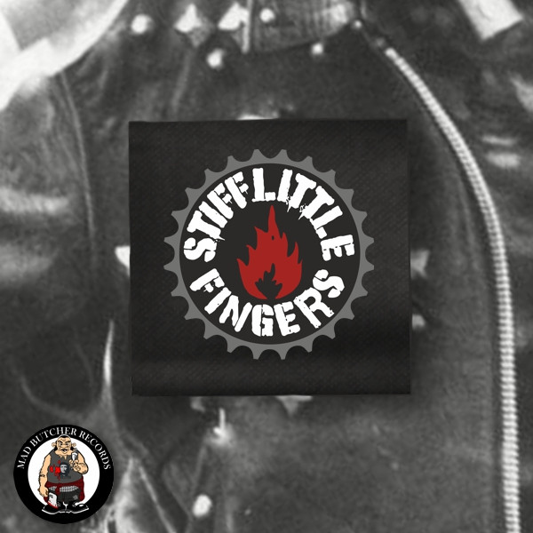 STIFF LITTLE FINGERS FLAME PATCH