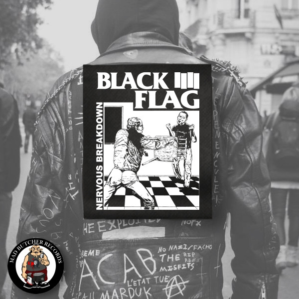 BLACK FLAG NERVOUS BREAKDOWN RÜCKENAUFNÄHER