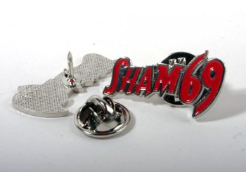 SHAM 69 RED LOGO PIN
