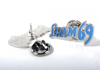 SHAM 69 BLUE LOGO PIN