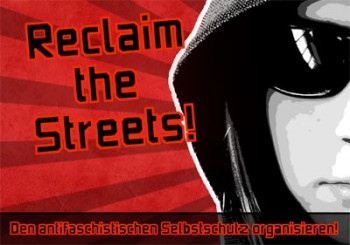 RECLAIM THE STREETS AUFKLEBER (10 STÜCK)