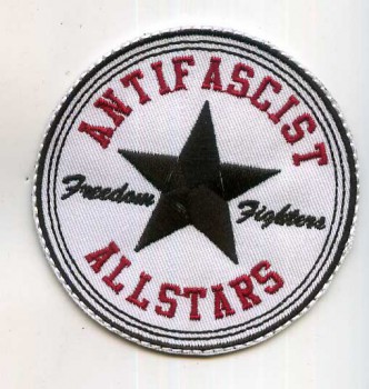 ANTIFASCIST ALLSTARS PATCH black