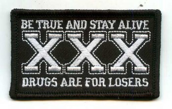 XXX (STRAIGHT EDGE) BE TRUE PATCH