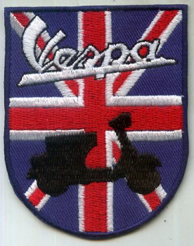 VESPA BRITISH SCOOTER PATCH