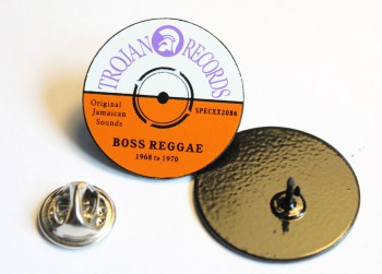 TROJAN RECORDS BOSS REGGAE PIN