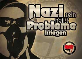 NAZI SEIN HEISST...AUFKLEBER (10 STÜCK)