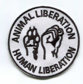 ANIMAL LIBERATION WHITE PATCH