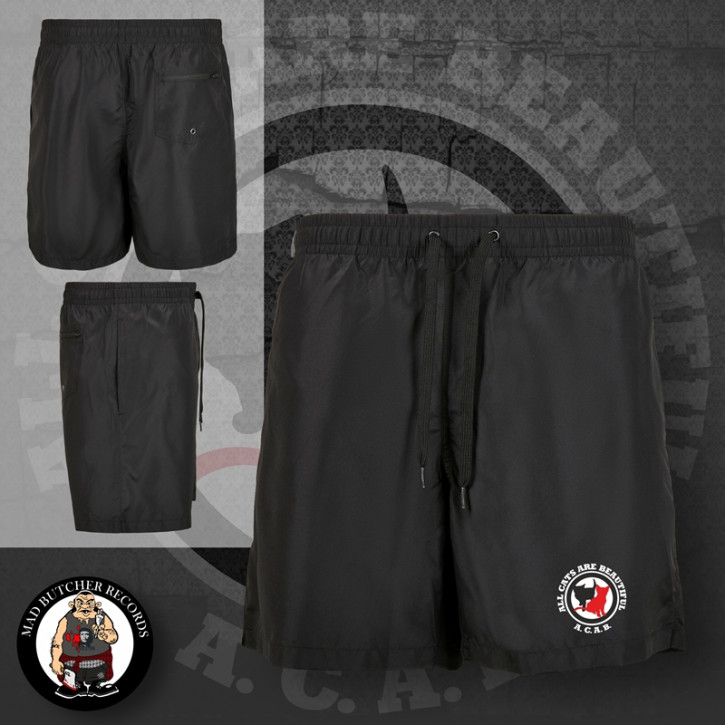ALL CATS ARE BEAUTIFUL (ACAB) SWIM SHORTS