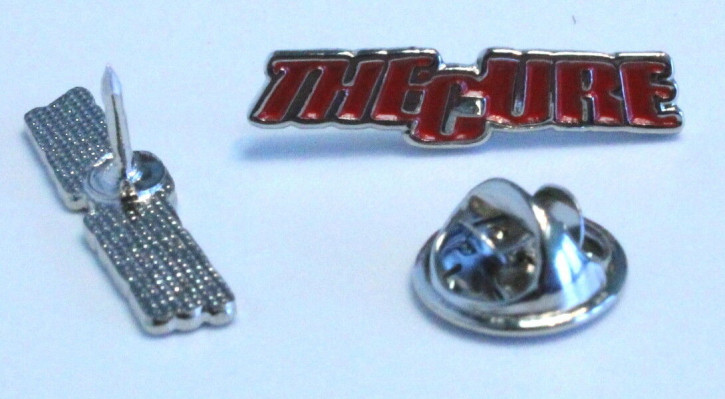 THE CURE PIN RED