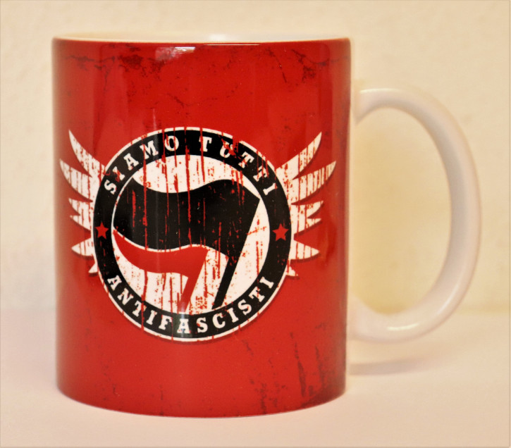 SIAMO TUTTI ANTIFASCISTI KAFFEEBECHER