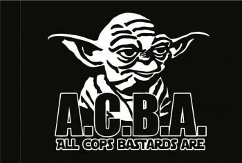 ALL COPS BASTARDS ARE (ACAB) FLAG
