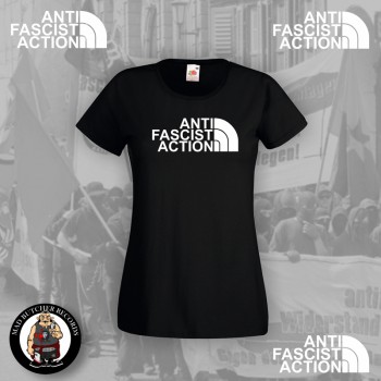 ANTI FASCIST ACTION GIRLIE SCHWARZ