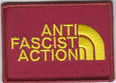 ANTI FASCIST ACTION RED PATCH