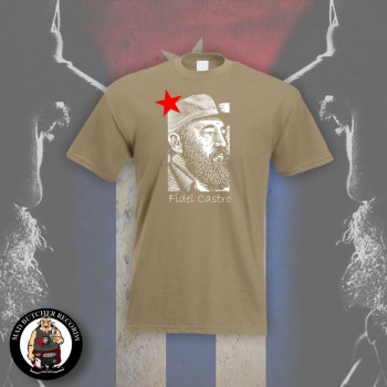FIDEL CASTRO T-SHIRT BEIGE