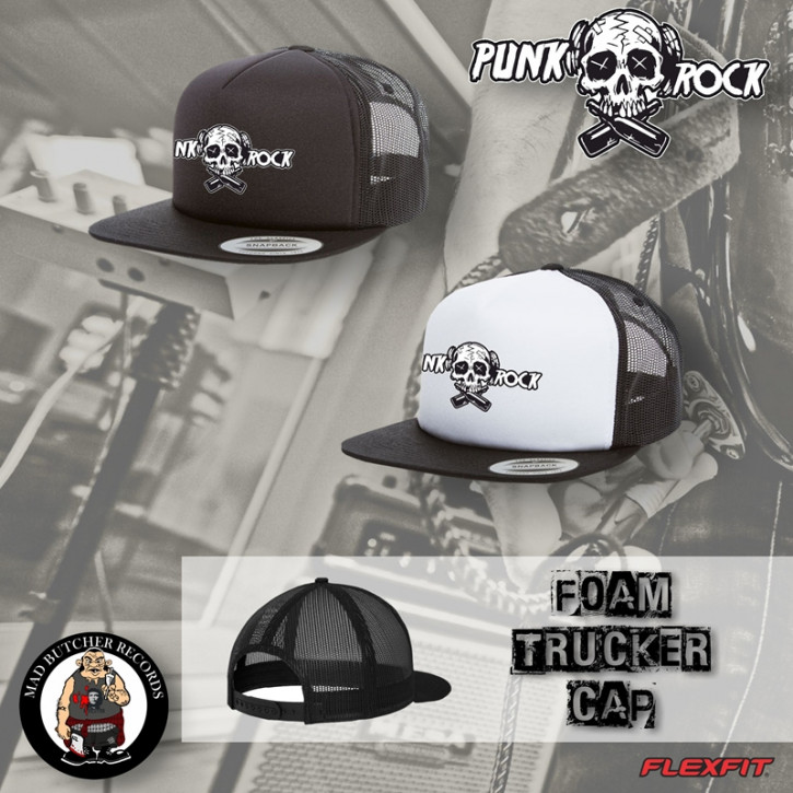 PUNKROCK SKULL MESHCAP