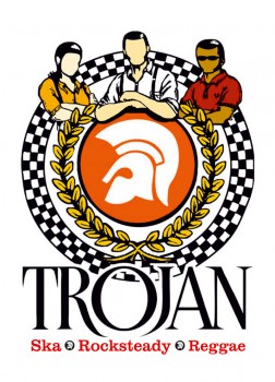 TROJAN (SKA-ROCKSTEADY-REGGAE) AUFKLEBER
