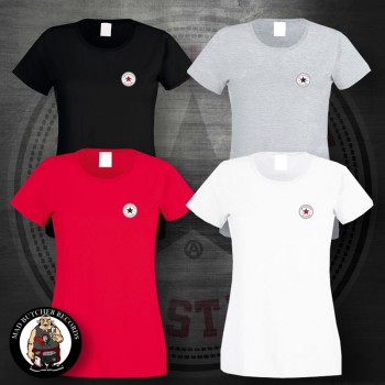 ANTIFASCIST ALLSTARS GIRLIE LOGO SMALL