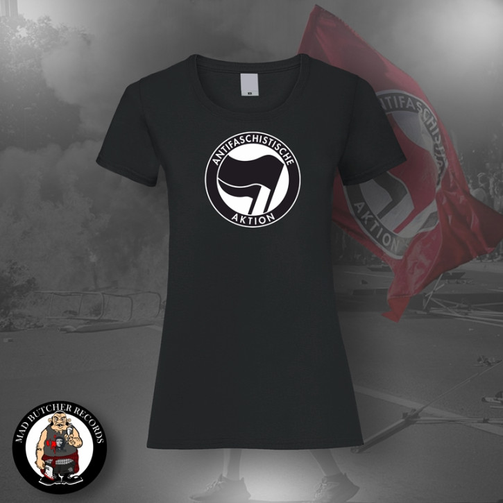 ANTIFASCHISTISCHE AKTION GIRLIE SCHWARZ/SCHWARZ SCHWARZ / L
