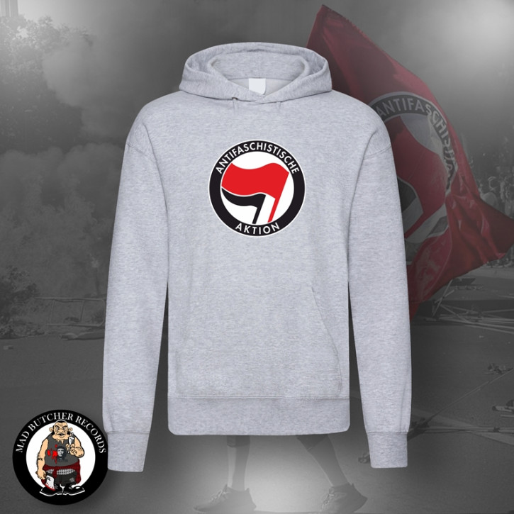 ANTIFASCHISTISCHE AKTION KAPU ROT/SCHWARZ GRAU / 5XL