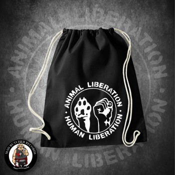 ANIMAL LIBERATION HUMAN LIBERATION GYM SAC