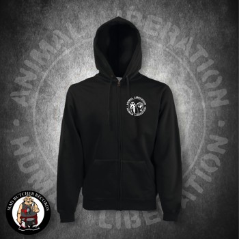 ANIMAL LIBEATION HUMAN LIBERATION ZIPPER