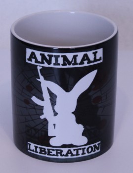 ANIMAL LIBERATION RABBIT KAFFEEBECHER