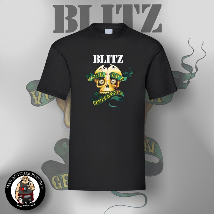 BLITZ VOICE OF A GENERATION T-SHIRT Black / S