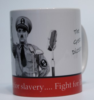 CHARLIE CHAPLIN GREAT DICTATOR KAFFEETASSE