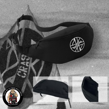 CRASS LOGO SMALL GÜRTELTASCHE SCHWARZ