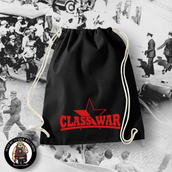 CLASS WAR BLACK/RED STAR GYM SAC