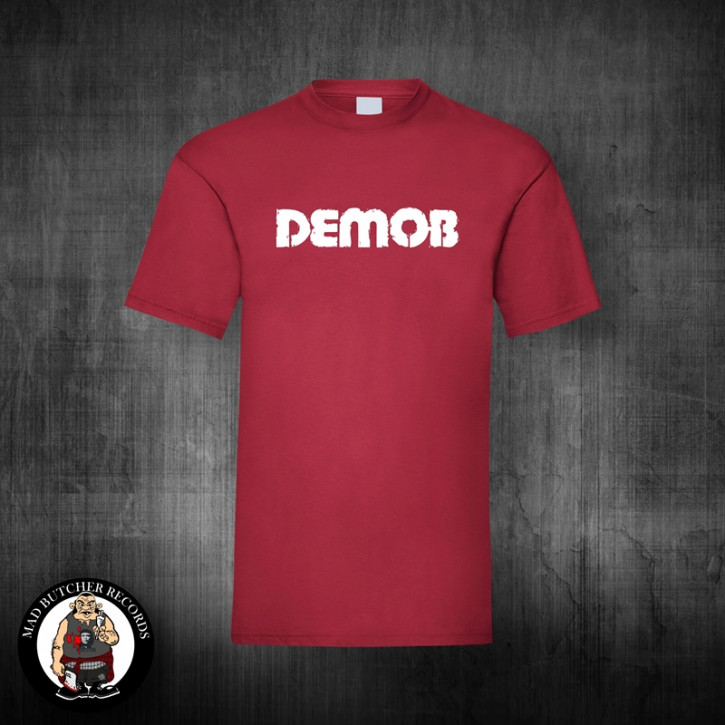 DEMOB LOGO T-SHIRT L / ROT