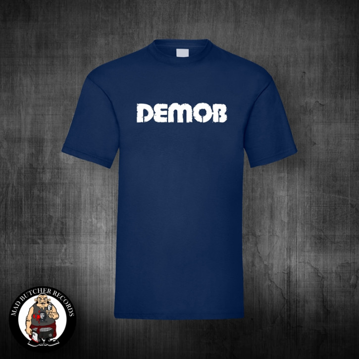 DEMOB LOGO T-SHIRT S / NAVY