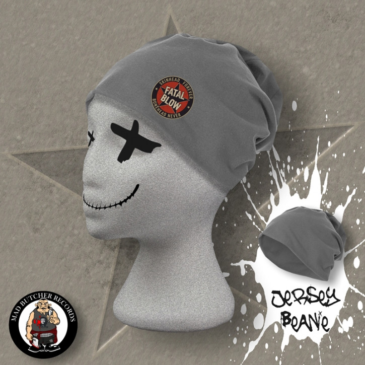 FATAL BLOW BONEHEAD NEVER BEANIE grey