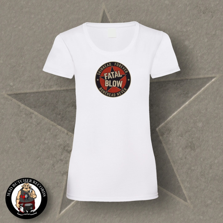 FATAL BLOW BONEHEAD NEVER GIRLIE XL / White