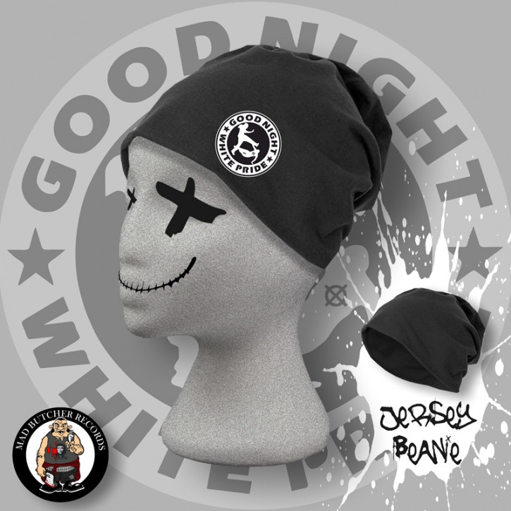 GOOD NIGHT WHITE PRIDE BEANIE SCHWARZ