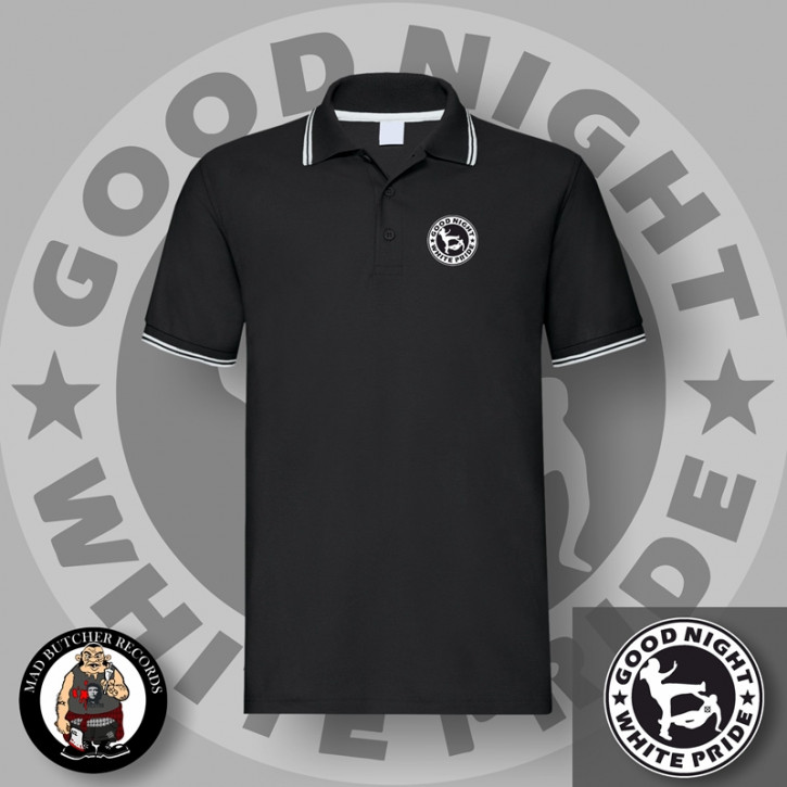 GOOD NIGHT WHITE PRIDE POLO SCHWARZ / S