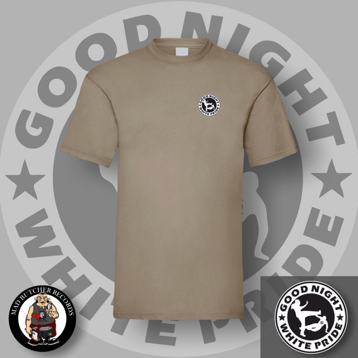 GOOD NIGHT WHITE PRIDE SMALL T-SHIRT XL / BEIGE