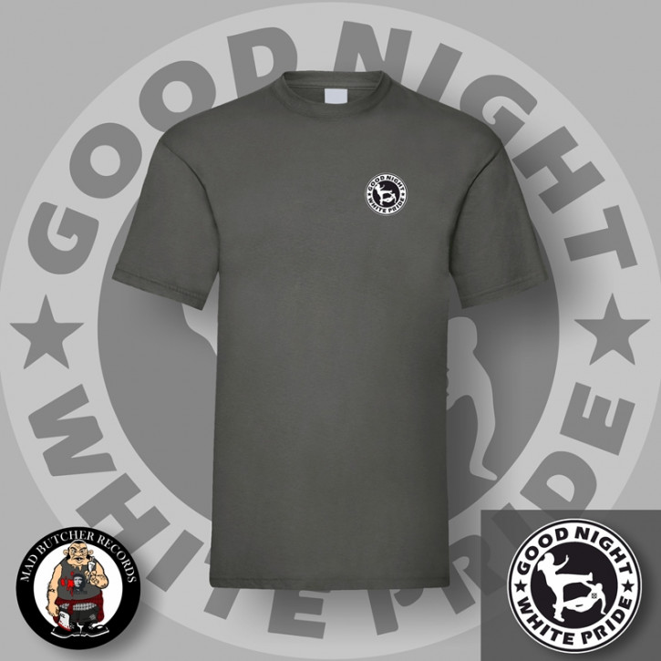 GOOD NIGHT WHITE PRIDE SMALL T-SHIRT M / DARK GREY