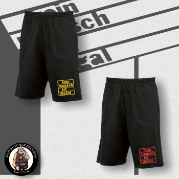 KEIN MENSCH IST ILLEGAL SHORTS