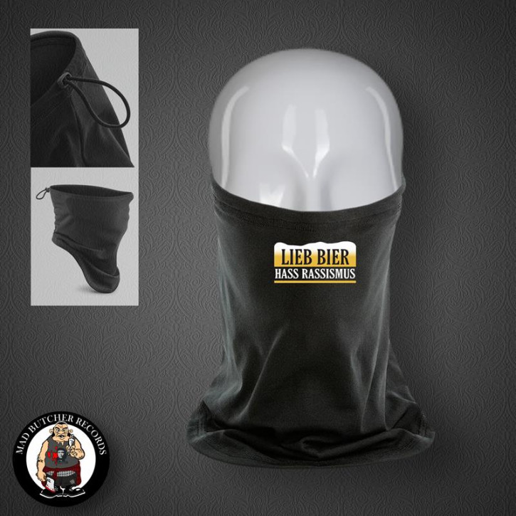 FOISTLINGE LIEB BIER HASS RASSISMUS NECKWARMER