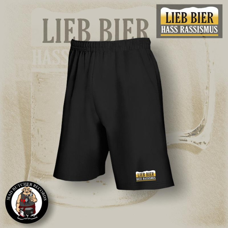 FOISTLINGE LIEB BIER HASS RASSISMUS SHORTS