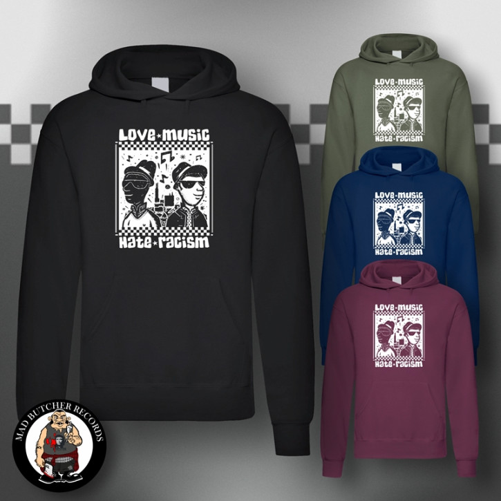 LOVE MUSIC HATE RACISM SKA KAPU